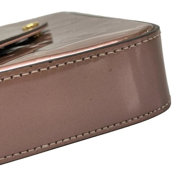 Auth LOUIS VUITTON Pochette Felice M69793 Rose Pearl Monogram Vernis - FH5210 - Picture 14 of 14